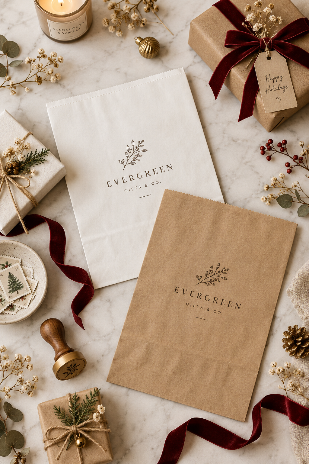 Gift Bags & Holiday Packaging